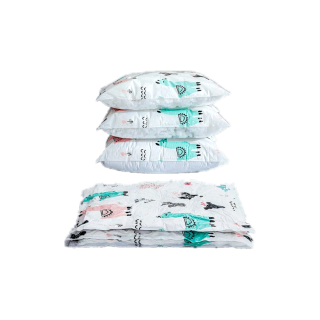 โปรโมชั่น : ถุงสูญญากาศ ถุงจัดเก็บเสื้อผ้า ถุงเหนียวมีความทนทานไม่ขาดง่ายมีวาล์วVacuumลายกระบองเพรช