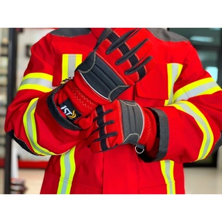 สินค้า ถุงมือ กู้ภัย​และ​ดับ​เพลิง ​Red Armor Gloves
