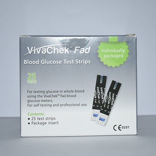 Maxxlife VivaChek Fad Blood Glucose Test Strips แผ่นวัดน้ำตาล แผ่นตรวจ ...