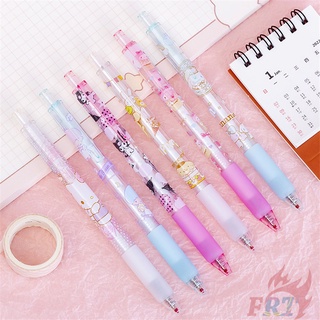 1 ชิ้น ✿ ปากกา Sanrio Q-3 ✿ ปากกาหมึกเจล ลาย Hello Kitty Cinnamoroll Kuromi My Melody สําหรับโรงเรียน สํานักงาน
