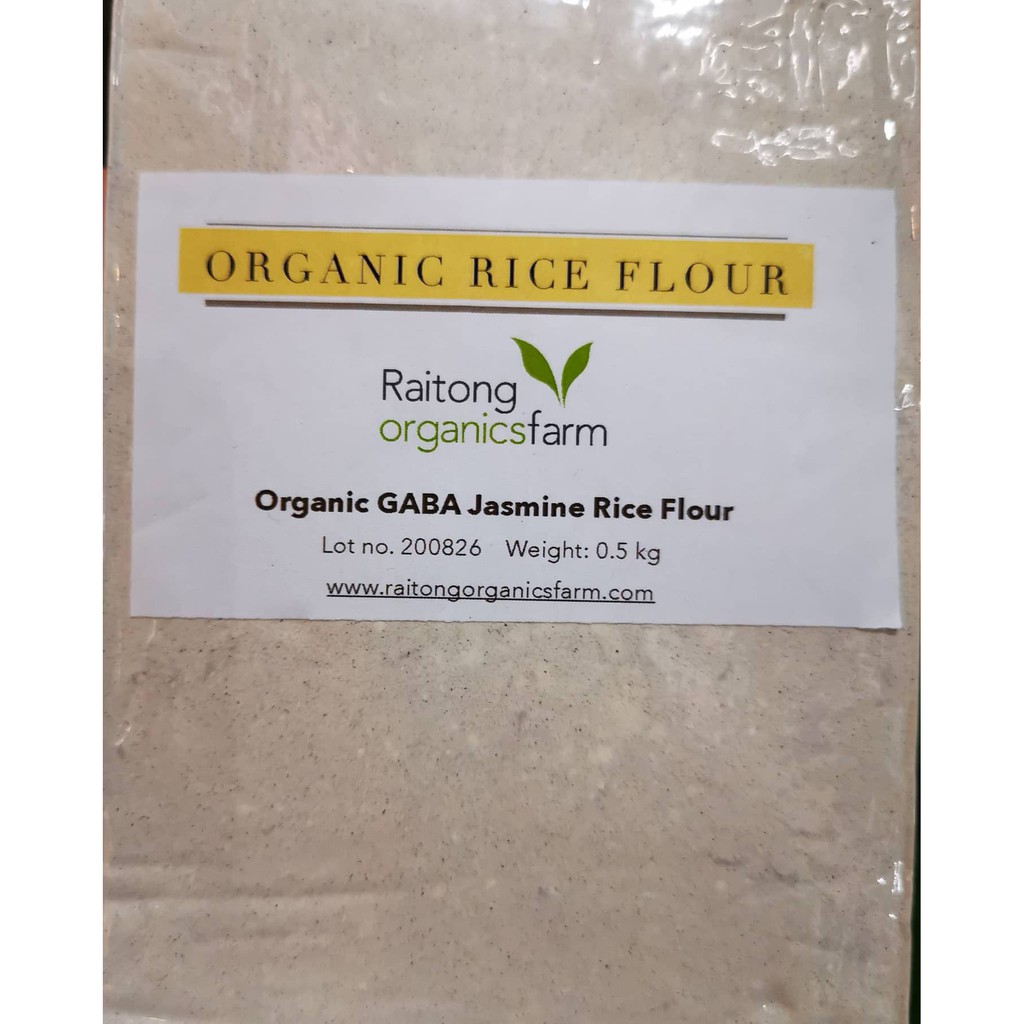 Gluten-free Organic GABA Thai Hom Mali Rice Flour 1kg | Shopee Thailand