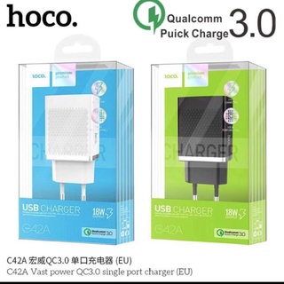 hoco. หัวชาร์จ รุ่น C42A ที่ชาร์จ หัวชาร์จUSB USB