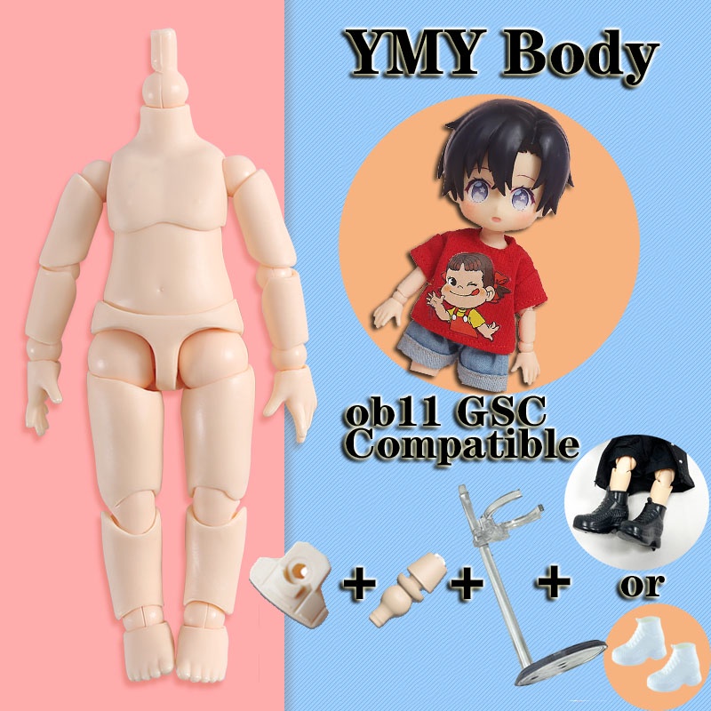 ภาพหน้าปกสินค้าตุ๊กตา Bjd YMY body GSC ob11 ขนาด 1/12 สําหรับเด็กทารก