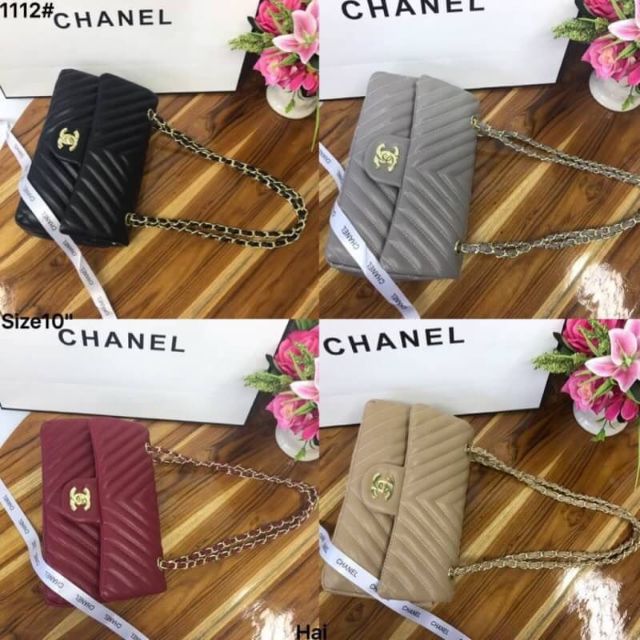 chanel-ลายวี-งานพรีเมี่ยม-ขนาด-10-ถุงผ้า-ปั๊มครบ-ราคา-790-บาท-ต้องการถุงกระดาษ-ใบเสร็จ-เพิ่มอีก100-บาทนะคะ