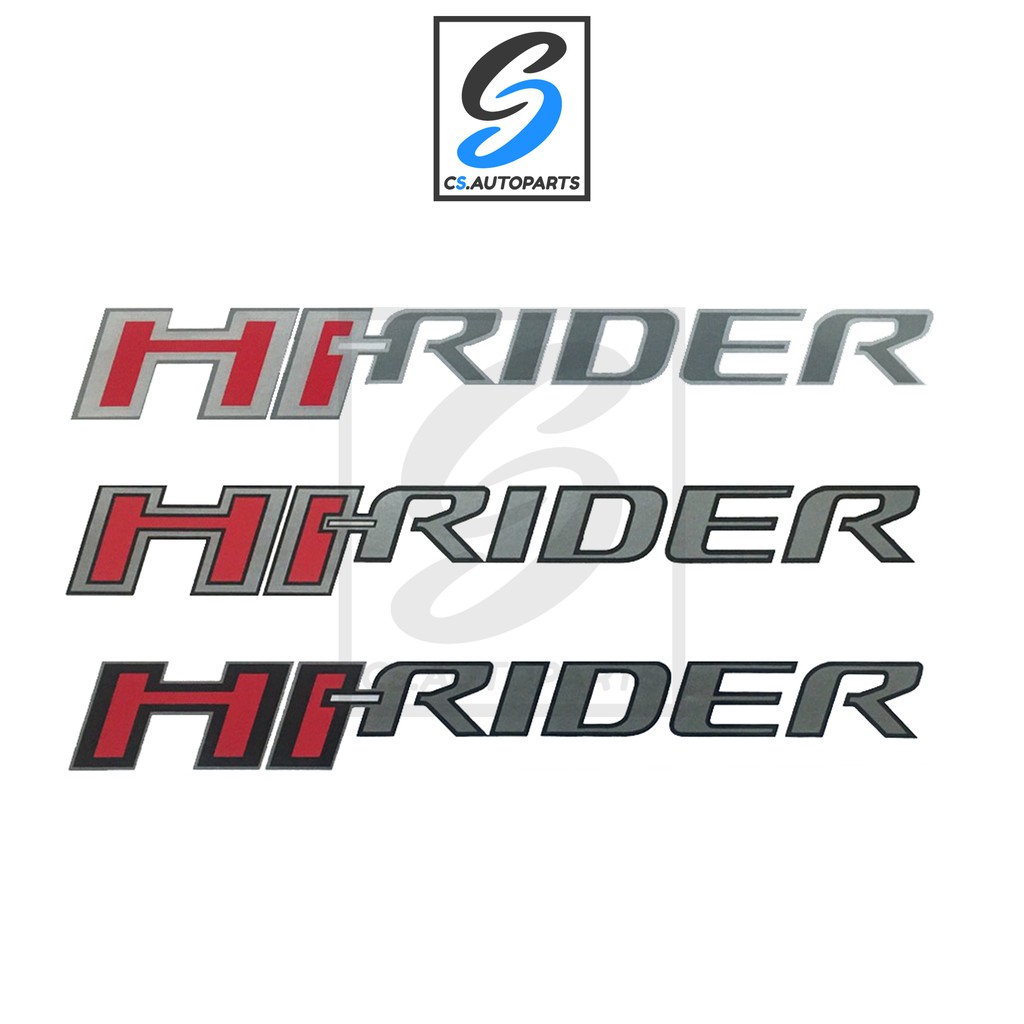 สติ๊กเกอร์-hi-rider-ford-ranger-ปี-2012-2015-ติดข้างท้ายกระบะ