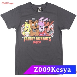 Z009Kesya เสื้อยืดสีพื้น Freddy Fazbears Pizza Gray Graphic T-Shirt, Charcoal, XX-Large discount Freddy เฟรดดี้