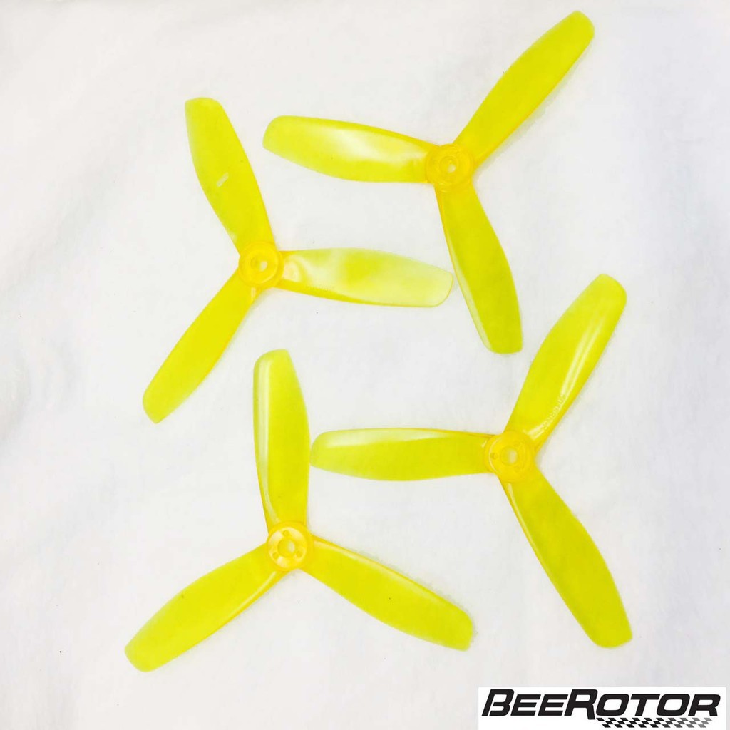 ภาพหน้าปกสินค้าใบพัดโดรน FPV Propeller : BEE Rotor 5 นิ้ว รู5มิล (5x4.5)(5x4)(5x5) 3B 3แฉก (4ใบ)(แจ้งสีในแชท) สำหรับใส่ Drone Rc จากร้าน avafa บน Shopee