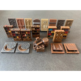 [Plastic] Mansions of Madness Board Game [TH/EN]: Furniture All Set - ชุดอัพเกรดเฟอร์นิเจอร์สำหรับเกมคฤหาสน์วิปลาส
