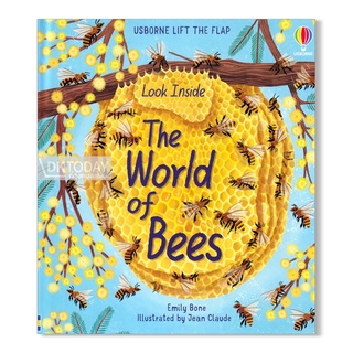 DKTODAY หนังสือ USBORNE LOOK INSIDE THE WORLD OF BEES (AGE 5+)