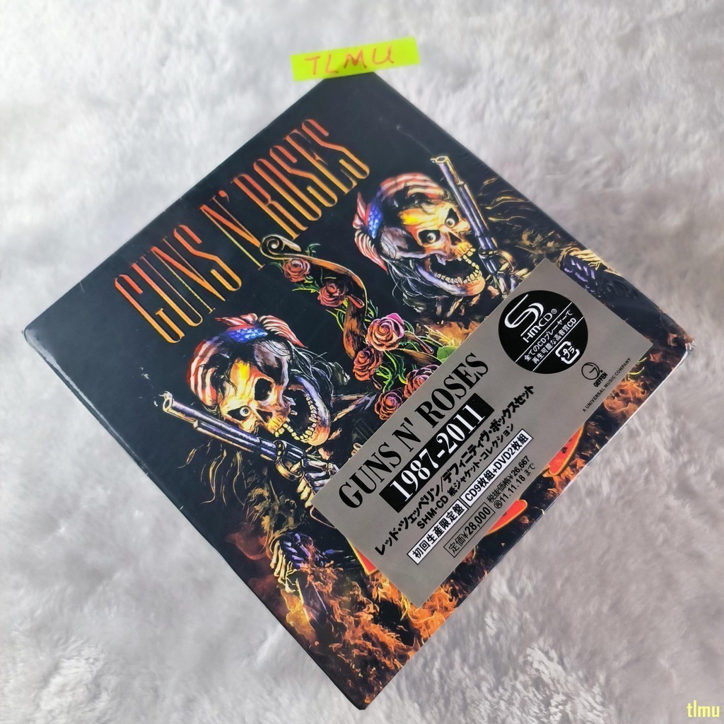 Jxxx GUNS N' ROSES 1987-2011 9CD+2DVD ชุดกล่องประกอบ 2011 ROCK พรีเมี่ ...