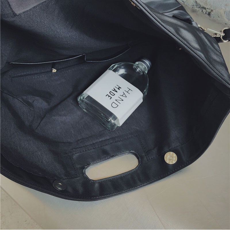taidu-กระเป๋าสะพายไหล่กระเป๋าผ้าไนลอนแบบลำลองใส่ของได้เยอะสไตล์เรียบง่ายสำหรับเดินทาง