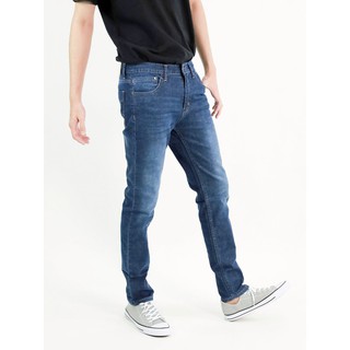 ภาพขนาดย่อของภาพหน้าปกสินค้ากางเกงยีนส์ ยืด ผู้ชาย ทรงกระบอกเล็ก สีน้ำเงิน MEDIA JEANS (SN:SS20/2) จากร้าน media_jeans บน Shopee