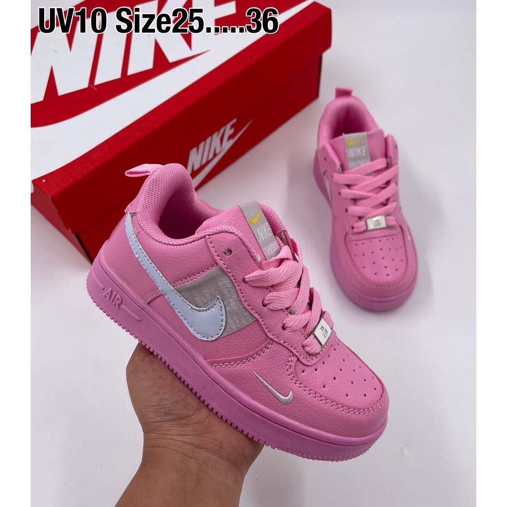 nike-air-force-1-kids-รองเท้าผ้าใบผูกเชือกสำหรับเด็ก