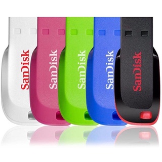 SanDisk Cruzer Blade CZ50 16 GB 32 GB 64 GB USB 2.0 Flash Drive (คละสี )
