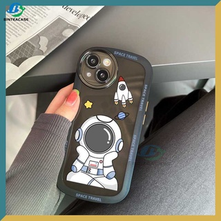 เคสโทรศัพท์มือถือ TPU ลายจรวดนักบินอวกาศน่ารัก สําหรับ VIVO Y16 Y33S Y22 Y35 Y21T Y21S Y33S Y11 Y12 Y15 Y17 Y12S Y12A Y15S Y15A Y20S Y20i Y19 Y91C Y30 Y50 Y51 S1