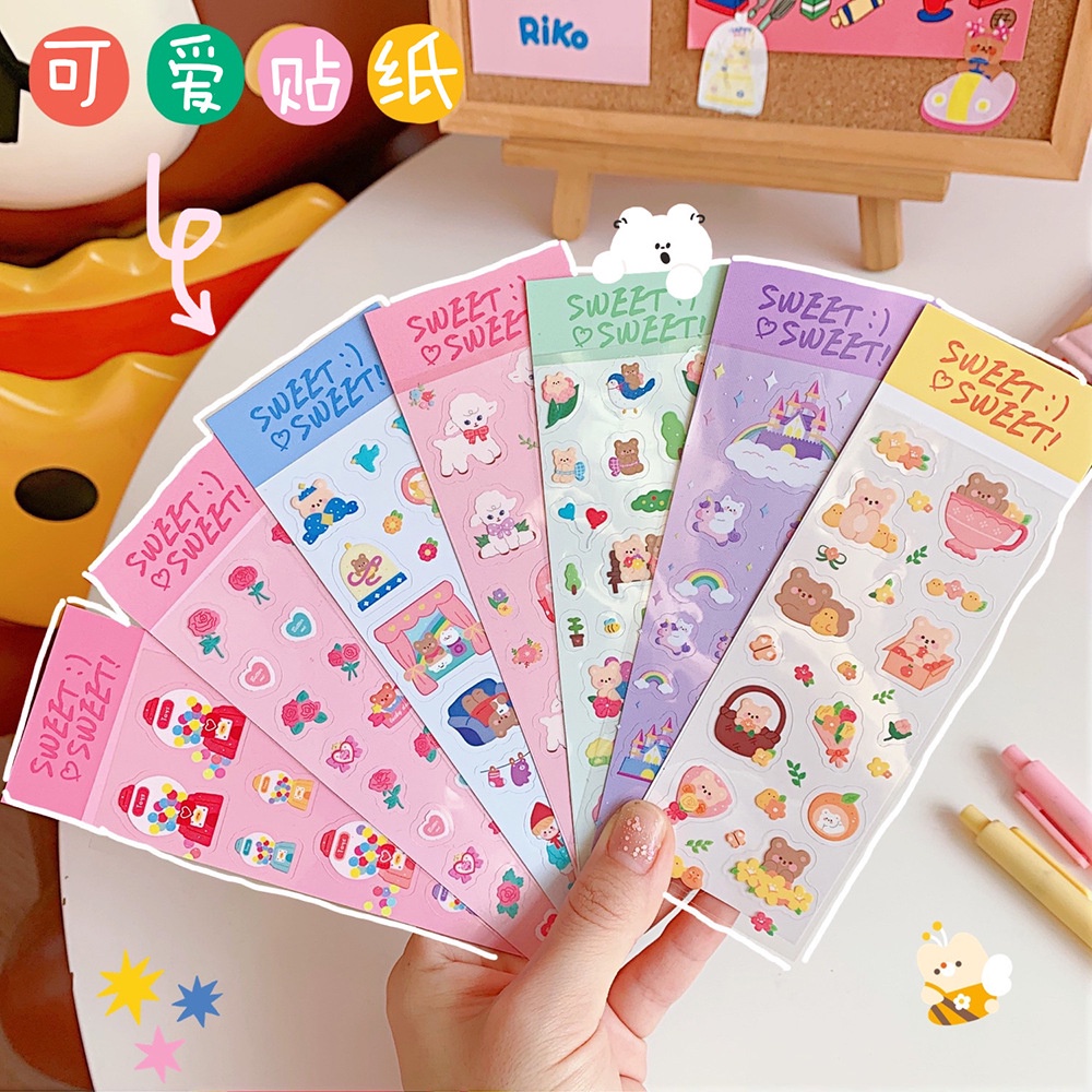 สติ๊กเกอร์-12-sticker-สติ๊กเกอร์น่ารัก-สติ๊กเกอร์ราคาถูก-สติ๊กเกอร์ไดคัท-สติ๊กเกอร์แผ่น