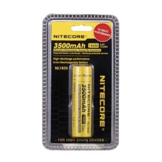 ถ่านไฟฉายNitecore NL1835 3500mAh 3.6V ของแท้ 1 ก้อน