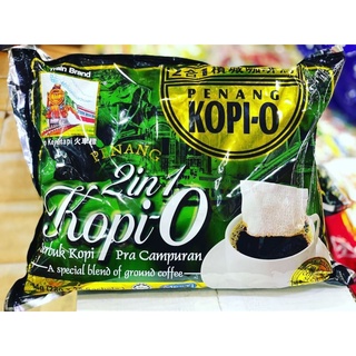 Kopi-o 2in1 Black Coffee Plus กาแฟดำ ปีนัง โกปี้โอ (โอเลี้ยง)1 ห่อมี28 ซอง