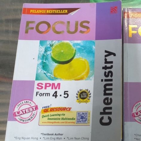 FOCUS SPM Form4-5 Mathematics Focus SPM Chemistry | Shopee Thailand