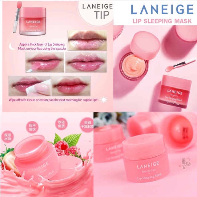 laneige-sleeping-mask-lip-mask-ลาเนจลิปบำรุงแพ็คคู่มาร์คฟ้า-สุดคุ้ม-ของแท้100-ราคาถูกที่สุด