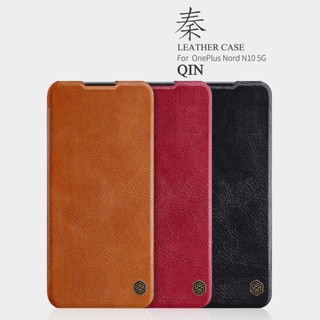 (พร้อมส่งในไทย)Nillkin QIN Leather CaseเคสหนังฝาพับQIN For OnePlusNord N10(5G)