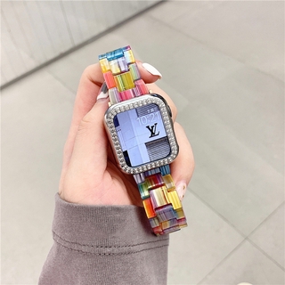 ภาพหน้าปกสินค้าสายนาฬิกาข้อมือเรซิ่น สําหรับ Apple Watch Series 7 6 5 4 3 2 1 44 มม. 42 มม. 40 มม. 38 มม. ที่เกี่ยวข้อง