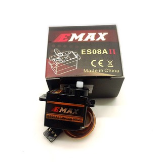 ภาพหน้าปกสินค้าเซอร์โว EMAX : ES08A II Servo อุปกรณ์ชุดไฟ เครื่องบิน เฮลิคอปเตอร์ ที่เกี่ยวข้อง