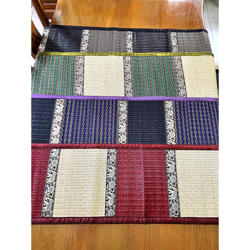 ผ้าคาดโต๊ะ-table-runner-ที่รองจาน-เสื่อรองจาน-แผ่นรองจาน-เสื่อกก-ลายช้าง-30x190-ซม-ตกแต่งโต๊ะอาหาร