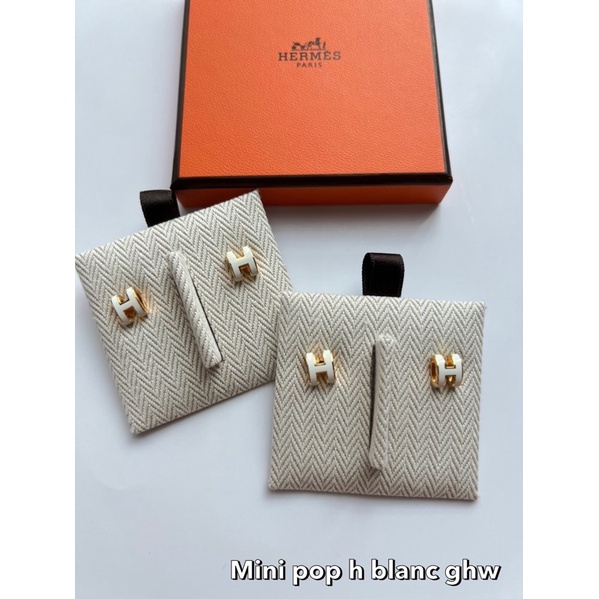 พร้อมส่ง-ของแท้-new-hermes-earring