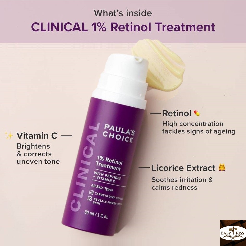 【ลดสูงสุด 300 โค้ด 15DD24】 PAULA'S CHOICE :: Clinical 1% Retinol