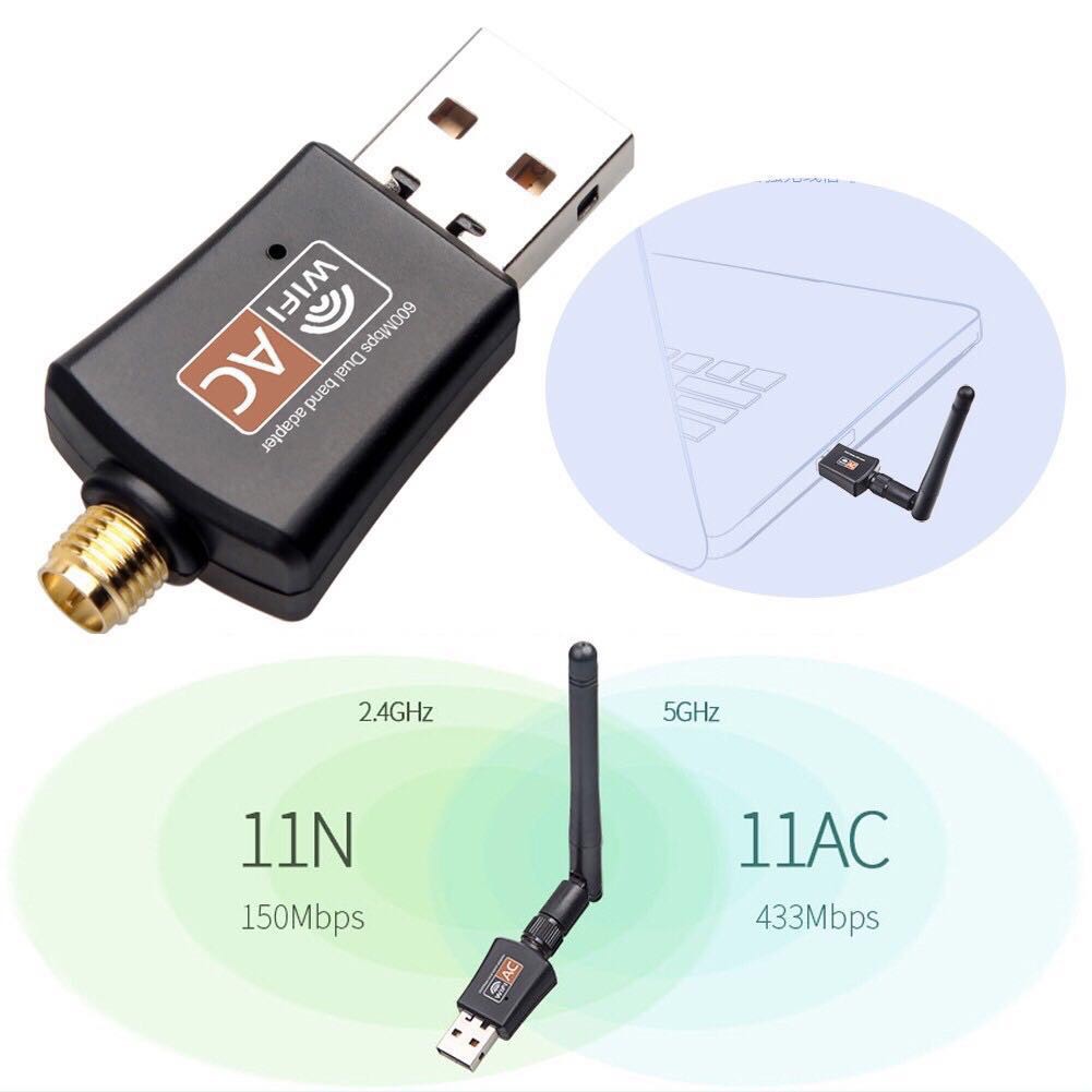 usb-adapter-wifi-600-mbps-dual-band-wireless-adapter-เสา-ตัวรับสัญญาน-wifi-wireless-รองรับ-2-4g-และ-5g-mini-usb-wifi