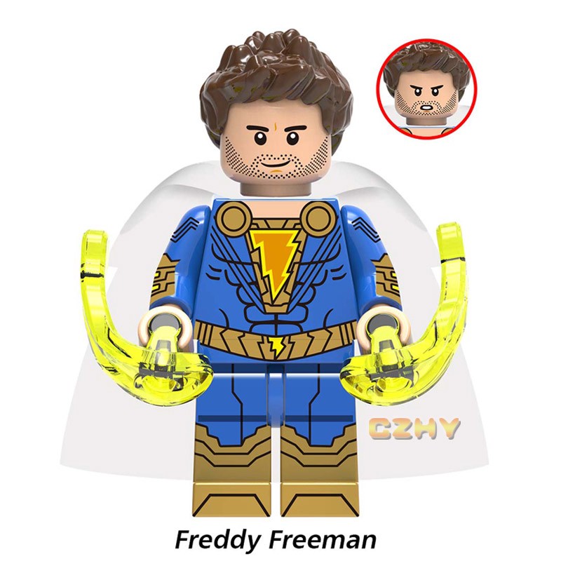 ฟิกเกอร์ตัวต่อ-โมเดลฮีโร่-shazam-freddy-ขนาดเล็ก-ของเล่นสําหรับเด็ก