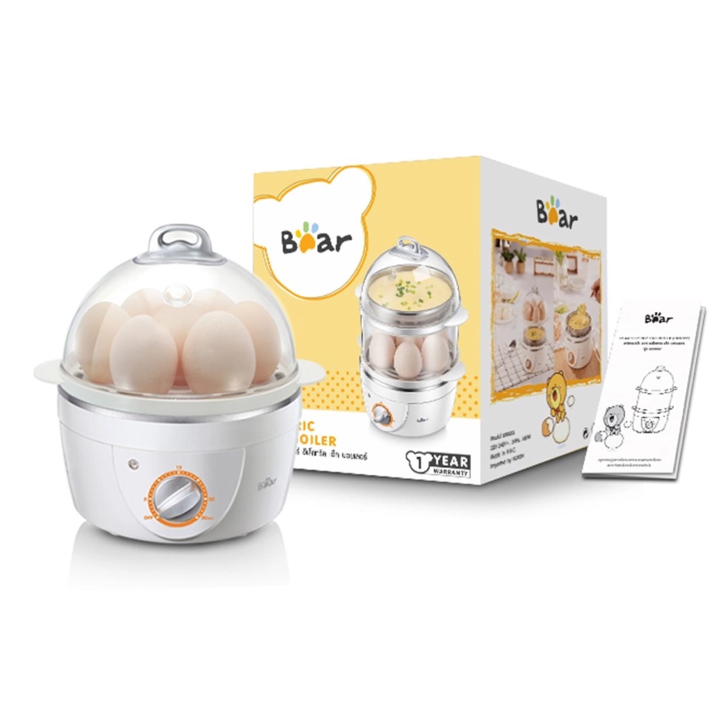 bear-แบร์-electric-egg-boiler-2-in-1-เครื่องนึ่งไข่-อเนกประสงค์-2-ชั้น-รุ่น-br0002-ต้มได้ถึง14-ฟอง-เครื่องนึ่งไข่ไฟฟ้า