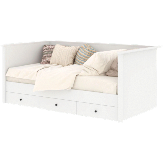 SB Design Square เตียง 3.5 ฟุต รุ่น Moneta สีขาว (215x119x90 ซม.) แบรนด์ KONCEPT FURNITURE