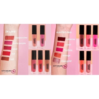 ลิปแมท CITY COLOR Liquid Matte Extreme Long-Wear Lipstick