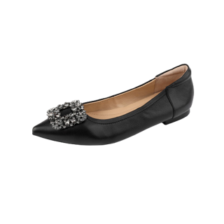 โปรโมชั่น : Sweet Palettes รองเท้าหนังแกะ Carrie Double Black