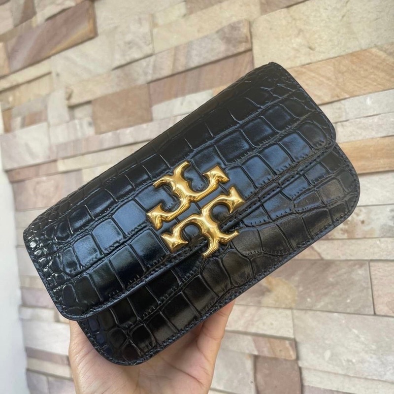 Tory Burch Eleanor CrocodileEmbossed Phone Shopee Thailand