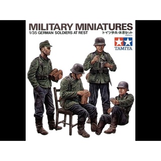 โมเดลประกอบ Tamiya 1/35 TA35129 GERMAN SOLDIERS AT REST