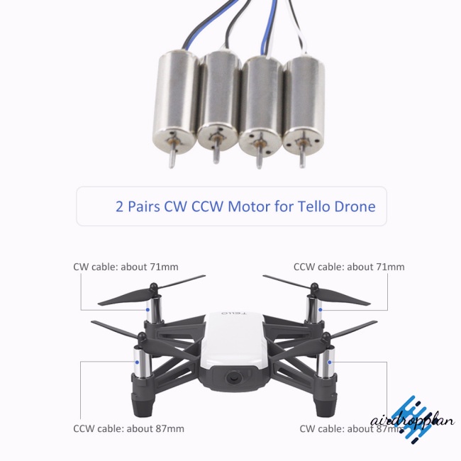 aird-มอเตอร์-cw-ccw-สําหรับโดรน-dji-tello-mini-quadcopter
