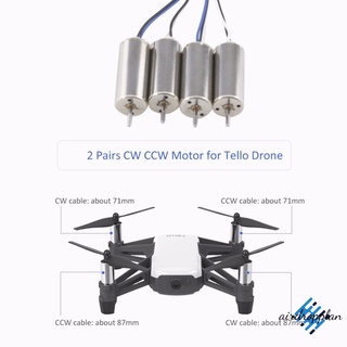 Aird มอเตอร์ CW/CCW สําหรับโดรน DJI Tello Mini Quadcopter