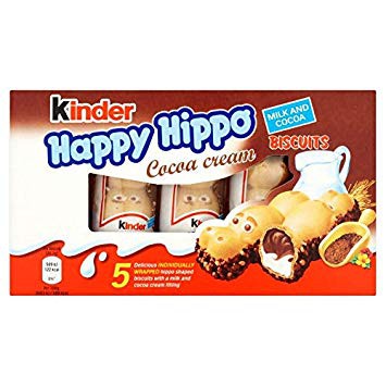 kinder-happy-hippo-ขนมเวเฟอร์สอดไส้ครีมช๊อกโกแลตและนม