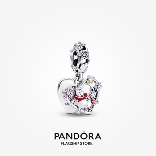 Pandora charm Disney Winnie the Pooh &amp; Piglet ของขวัญวันหยุด สําหรับผู้หญิง p804