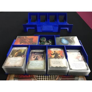 [Plastic] Mansions of Madness Board Game [TH/EN]: Card Tray and Cover - ถาดใส่การ์ดพร้อมฝาปิด สำหรับเกมคฤหาสน์วิปลาส