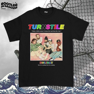 Turnstile Band Shirt - HC เสื้อเชิ้ต ผ้าฝ้าย วง Turnstile 24S-5XL