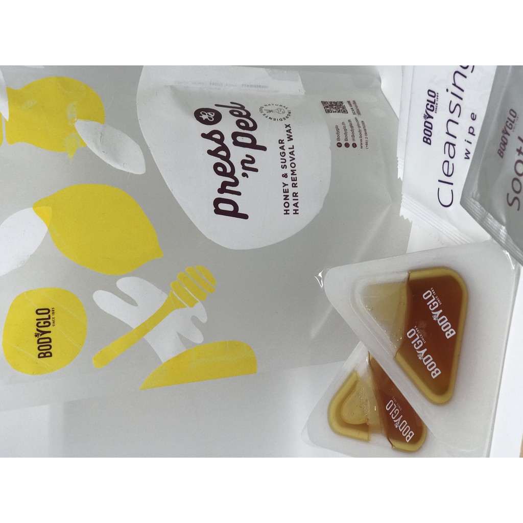 แว้กซ์กำจัดขน Bodyglo Press 'n Peel Shopee Thailand