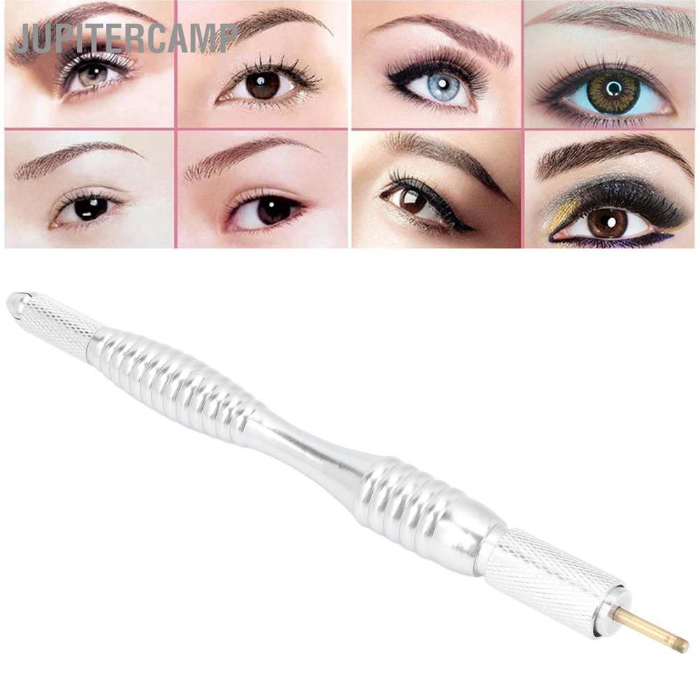 sale-eyebrow-tattoo-pen-double-head-stainless-steel-manual-with-detachable-tip-for-lip-eyeliner-silver