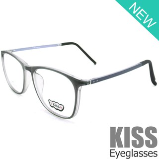 Korea แว่นตาแฟชั่น รุ่น KISS DS 9006 C-19 วัสดุ Plastic เบาและยืดหยุนได้(สำหรับตัดเลนส์)