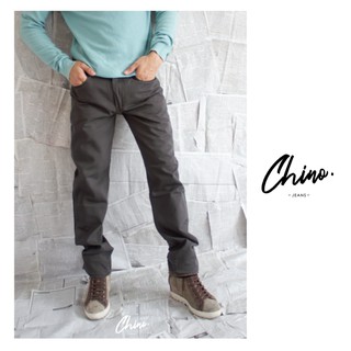 กางเกงชิโน่ สีขี้ม้า (Size 28-38) Chino Jeans กางเกงขายาวผู้ชาย กางเกงทำงาน กางเกงลำลอง