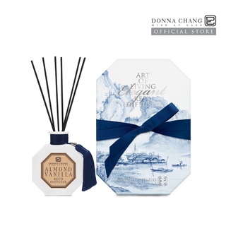 DONNA CHANG Almond Vanilla Reed Diffuser (100 ml)ดอนน่า แชง ก้านไม้หอมกระจายกลิ่น น้ำหอมปรับอากาศ น้ำหอมบ้าน ก้านไม้หอม