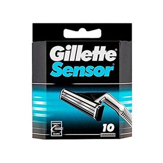 สินค้า Gillette : GILS-10* ใบมีดโกนหนวด Sensor Blades for Men 10 count